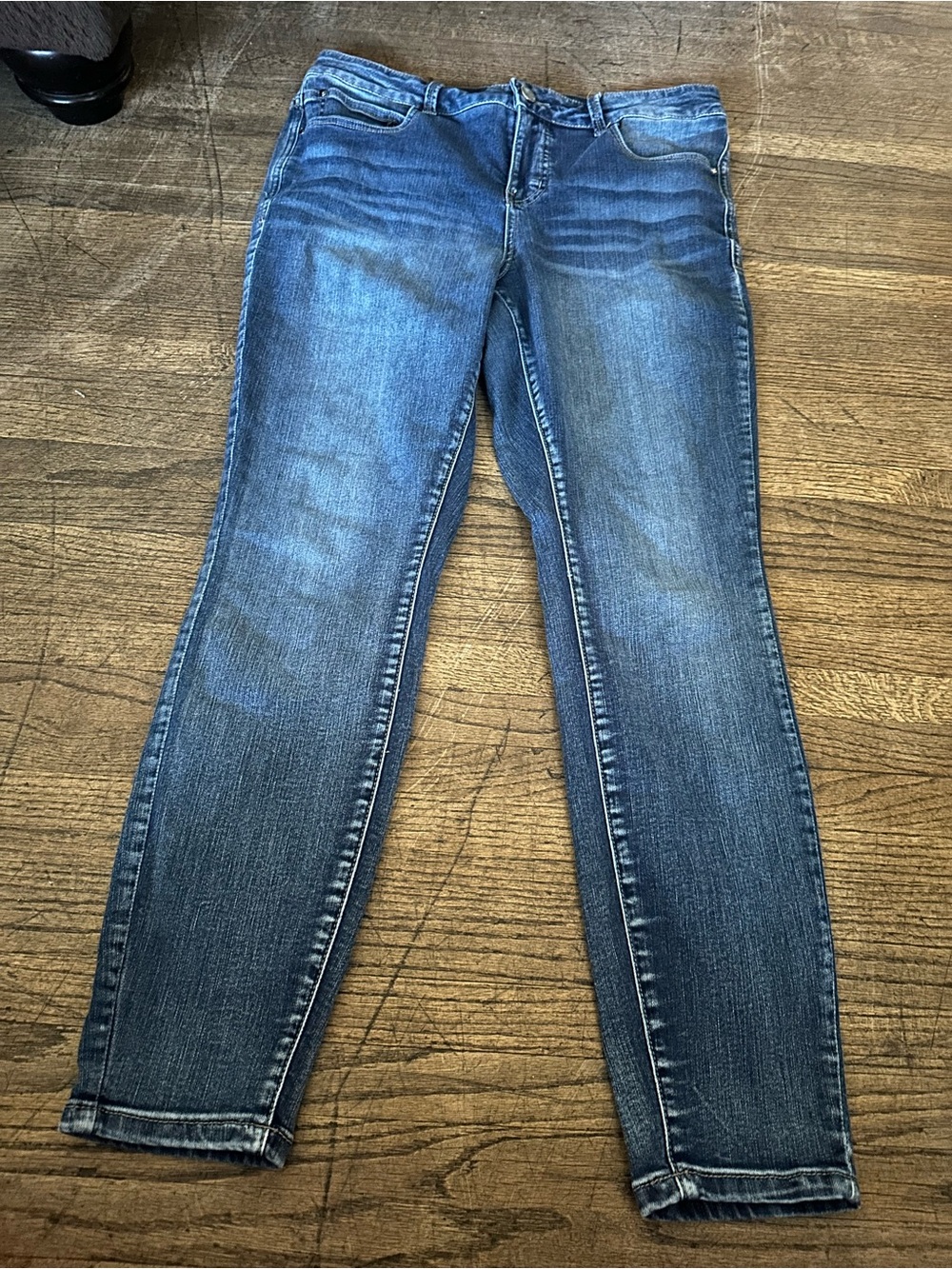 Maurices Women's Skinny Jeans in Blue Wash